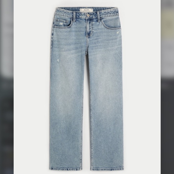 Hollister low-rise relaxed straight jeans - Picture 1 of 6